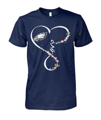 Philadelphia Eagles Heart Collection T-shirt 2018