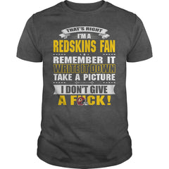 thats right im a redskins fan