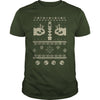 Image of Ugly Mario Christmas Sweater Womens Fitted VNeck TShirt SHIRT 2017