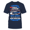 Image of New england patriots fan football Club T-Shirt