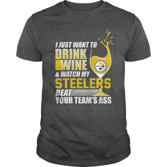 NFL-STEELERS 174 DRINK WINE