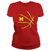 Image of Michigan Wolverines U of M basketball shirt
