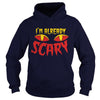 Image of I m ALREADY SCARY Halloween cat scared eyes