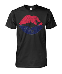 Houston Texans - Two coloured lipstick T-shirt