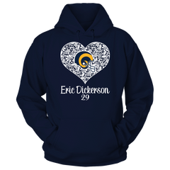 Los Angeles Rams - Dickerson - Lace Heart Logo
