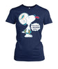Image of Miami Dolphins - Cute Snoopy T-shirt