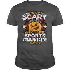 SPORTS COMMENTATOR Scary Halloween