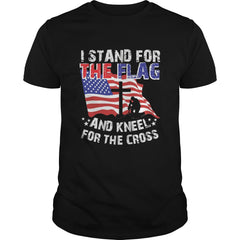 I Stand For The Flag And Kneel For The Cross Patriot T shirt