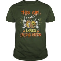 This Girl Loves Caucasian Shepherd Halloween