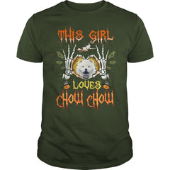 This Girl Loves Chow Chow Halloween