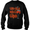 Image of WITCHES BREW WINE T SHIRT FUNNY HALLOWEEN DRINKING