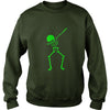 Image of Glow Party Supplies - Halloween Dabbing Skeleton tshirt