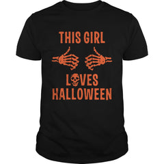 THIS GIRL LOVES HALLOWEEN T-SHIRT