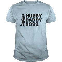 Boss Day Gift Tshirts: HUBBY DADY BOSS
