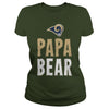 Image of Iam A Rams Papa Bear TShirt