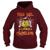 Image of This Girl Loves Chameleon Halloween