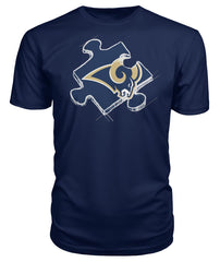 Los Angeles Rams - Rams and Puzzle T-shirt