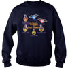 Image of WINE REACTIONS T SHIRT FUNNY HALLOWEEN SHIRT
