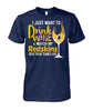 Image of Washington Redskins I Just Want To Drink Wine And Watch My Redskins Beat Your Team's Ass