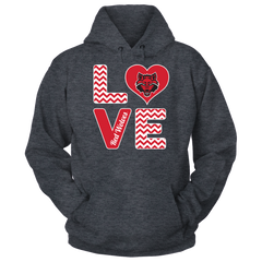 Arkansas State Red Wolves - Stacked Love