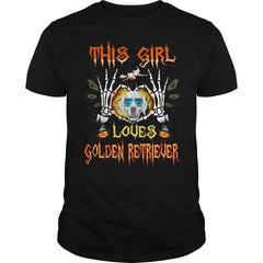 This Girl Loves Golden Retriever Halloween