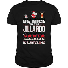 Be Nice To The Jillaroo Santa Is Watching Christmas