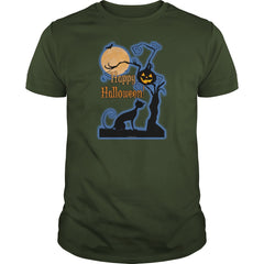Happy Halloween Cat Moon
