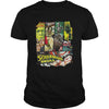 Image of Vintage Style Sci Fi Horror Movie Poster Collage T-Shirt