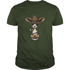 Cute Chihuahua Puppy Zombie Hunter