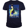 Image of Disney Mulan Green Dress Sparkles Graphic T-Shirt