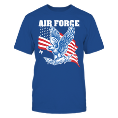 Air Force Falcons - Logo with Flag