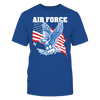 Image of Air Force Falcons - Logo with Flag