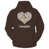 Image of Valparaiso Crusaders - Lace Heart Logo