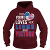 Image of This Girl Loves Her Lions And Pistons TShirt