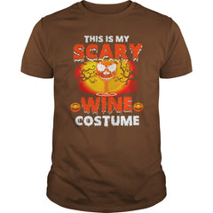 THIS IS MY SCARY WINE COSTUME T SHIRT HALLOWEEN COSTUME GIFT