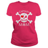 Image of Captain Mom Pirate Theme T-Shirt Halloween
