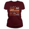 Image of AS A APRIL GIRL I HAVE THREE SIDES TSHIRT BIRTHDAY GIFT SHIRT