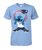 Image of New England Patriots Cute Stitch T-shirt