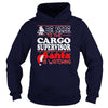 Image of Nice To Cargo Supervisor Santa Watching Christmas T Shirt