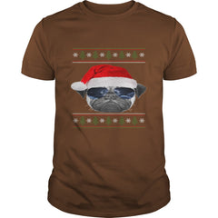 pug dog christmas