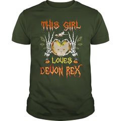 This Girl Loves Devon Rex Halloween