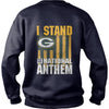 Image of i stand for the national anthem  packers