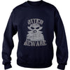 Image of Biter Beware Funny Vampire Halloween Distressed T-Shirt