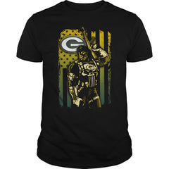 Packers Flag Punisher Tshirt, Packers Flag Punisher Hoodies