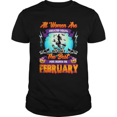 All Women Are Born In February Halloween