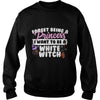 Image of Cute Halloween Witch Tees I Want To Be A White Witch Trick Or Treat Gift TShirt