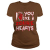 Image of Halloween I like you like a zombie heart Tshirts