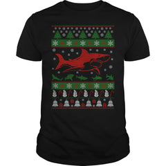 Shark Ugly Christmas Sweater New