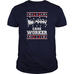 Care worker - Awesome christmast care worker tee