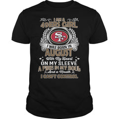i am a 49ers girl  august
